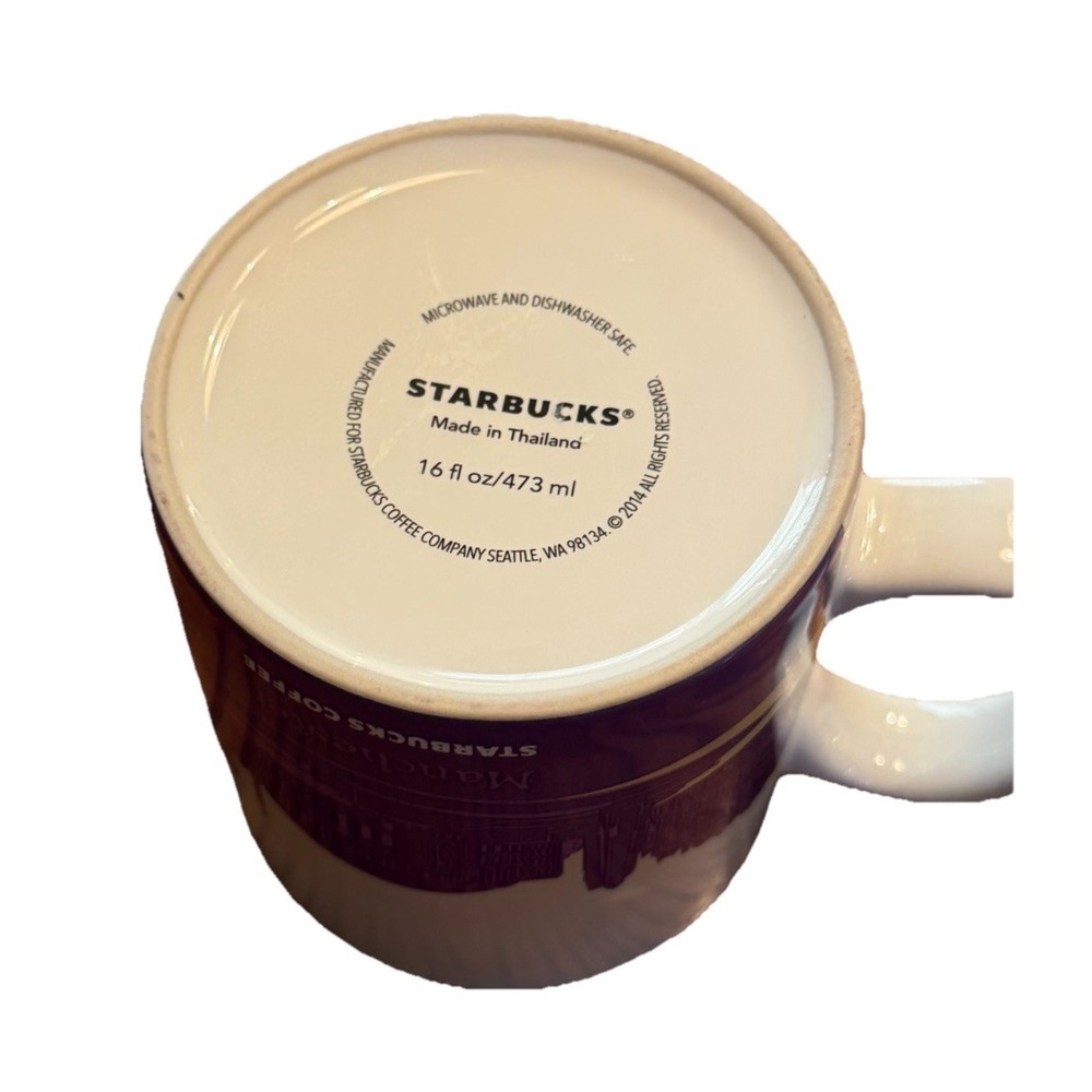 Manchester UK England Starbucks Global Icon Collector Series 16oz Coffee Mug Cup - Picture 6 of 8